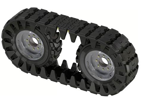 skid steer rubber over tire track|solideal over the tire tracks.